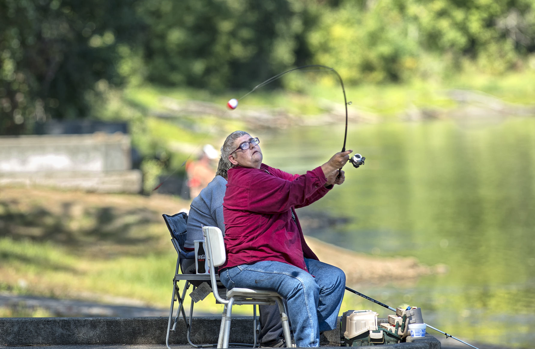 The early bird gets the fish